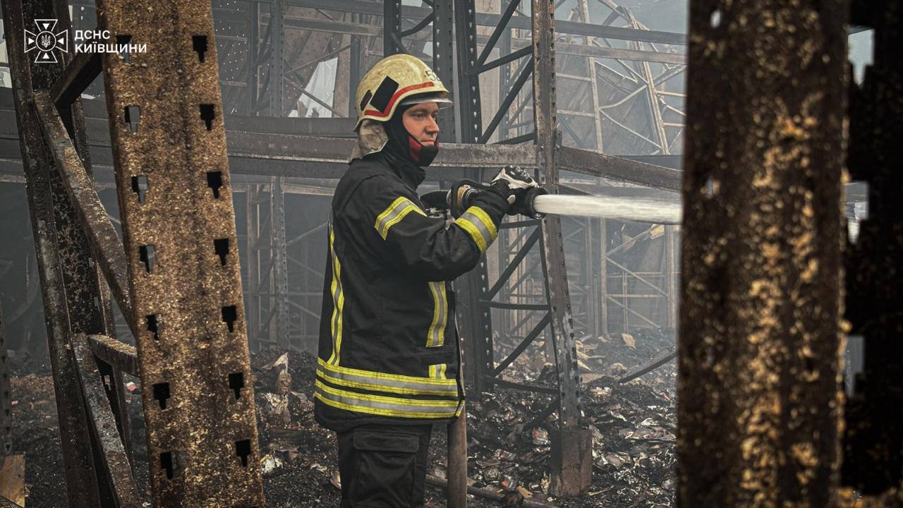Rescuers Eliminate Consequences of Russian Strikes in Kyiv Region