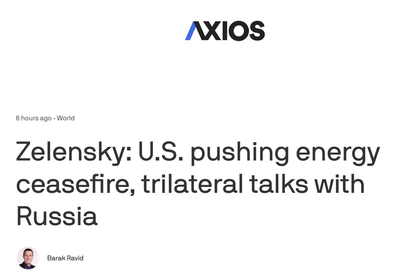 Trilateral Meeting of Ukraine, USA, and Russia: Discussion on Energy Ceasefire