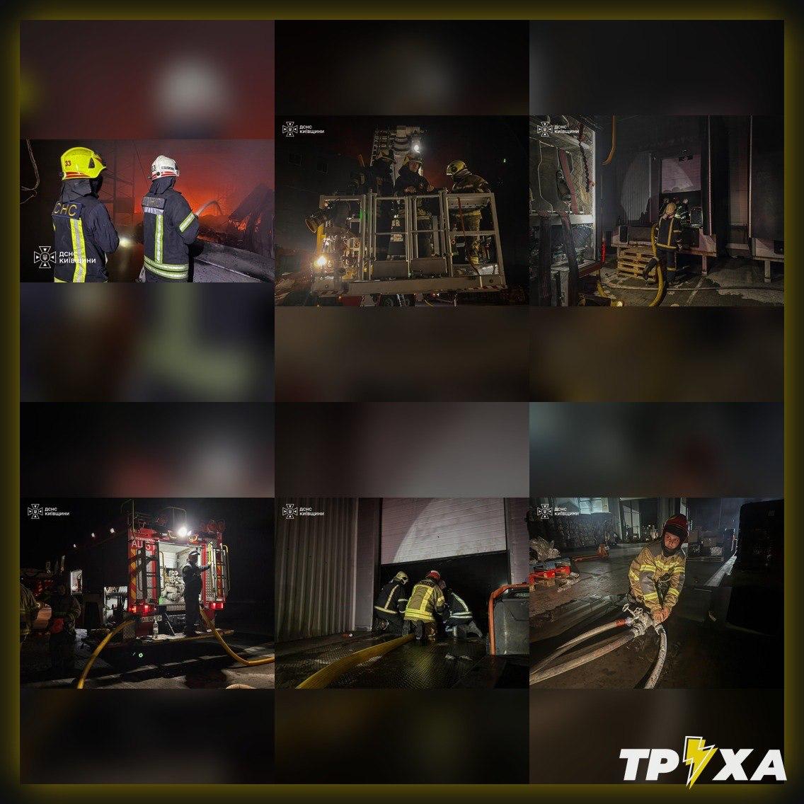 Fire extinguishing continues in Bucha district