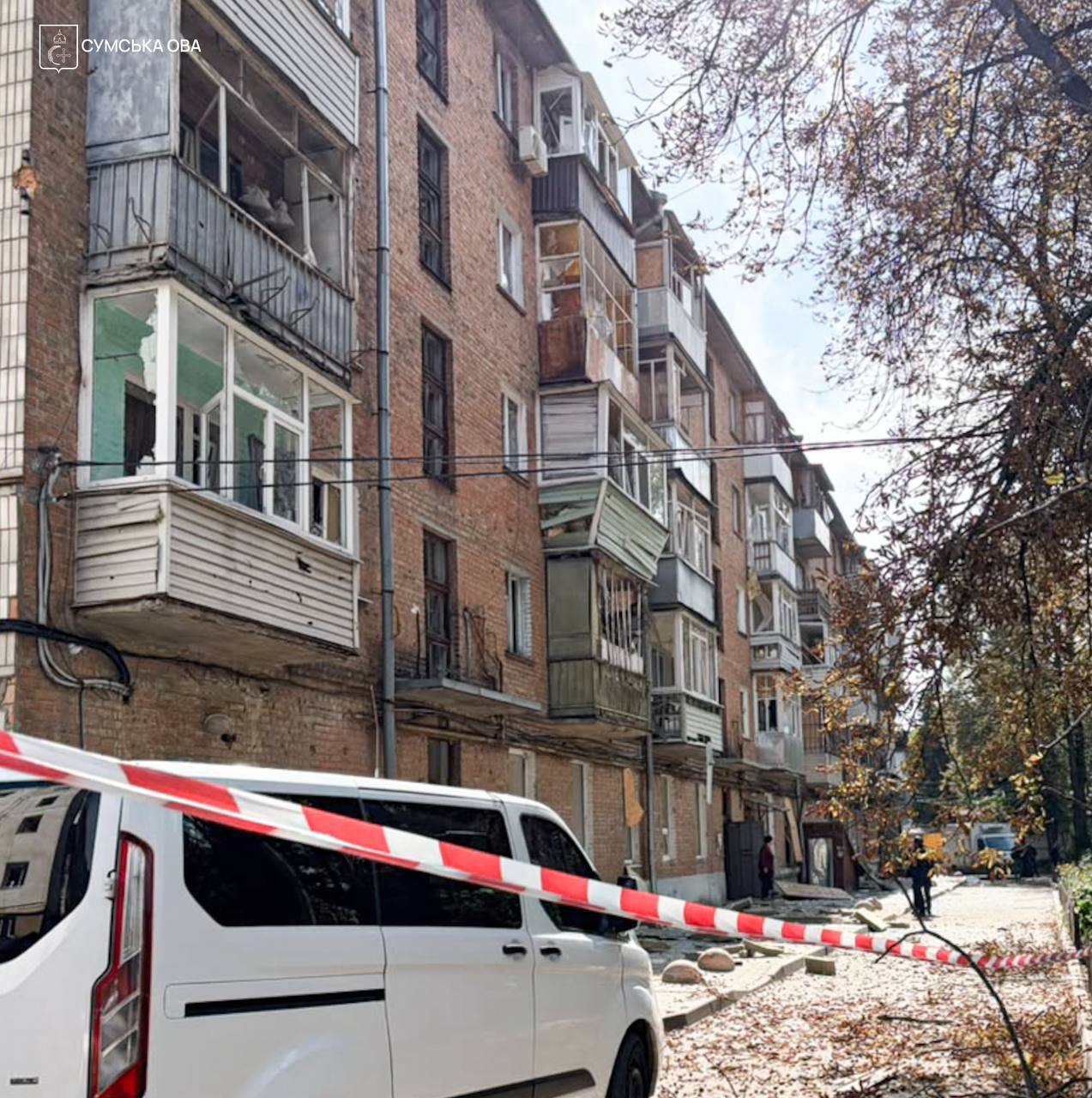 Russian Attack on Sumy: Two Dead and Injured