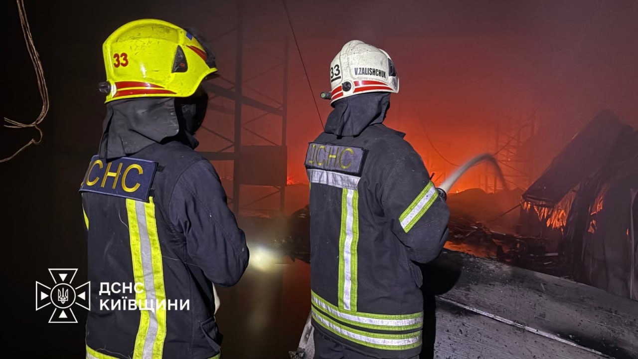 Kyiv Region Under Drone Attacks: Consequences and Fire Extinguishing