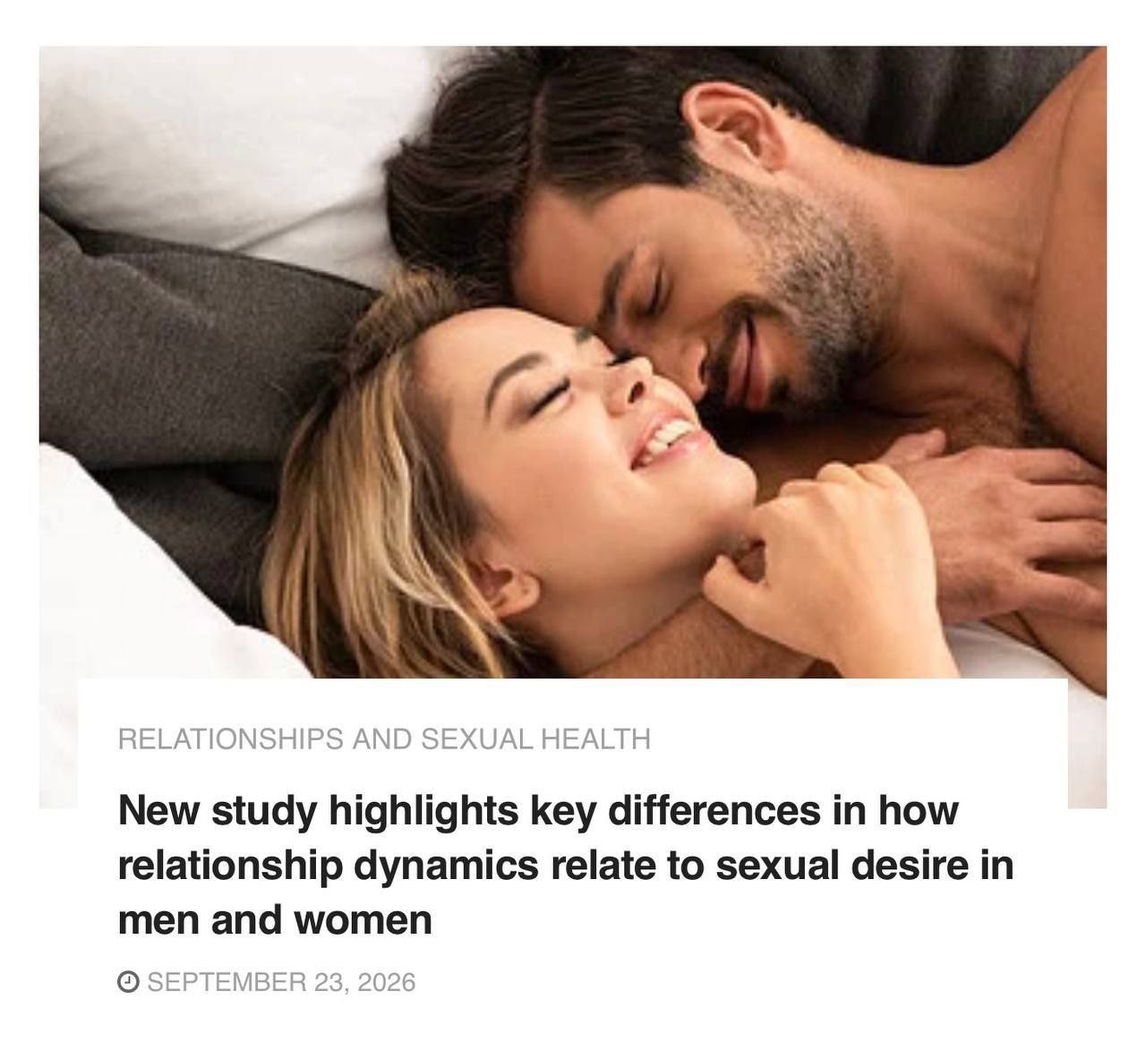 Study: Happy Relationships May Decrease Male Libido