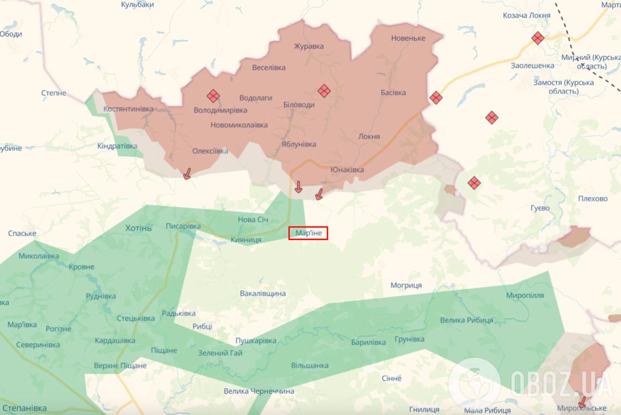 Ukrainian Armed Forces Deny Fake Claims of Occupation of Mariyne in Sumy Region