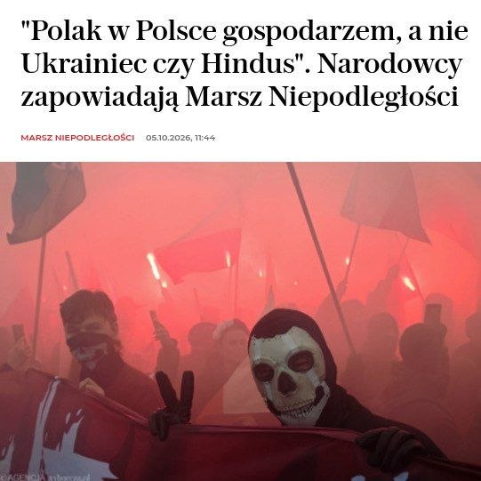 Польські націоналісти планують марш проти українців та індусів 11 листопада