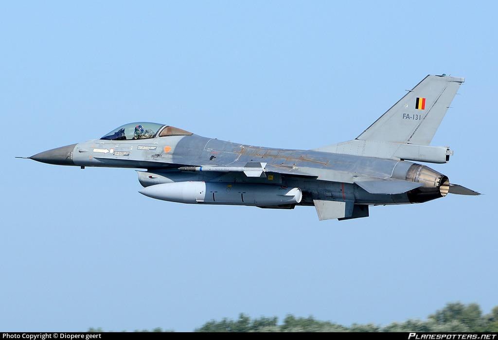 Belgium to Transfer Three F-16 Fighter Jets to Ukraine by Year-End