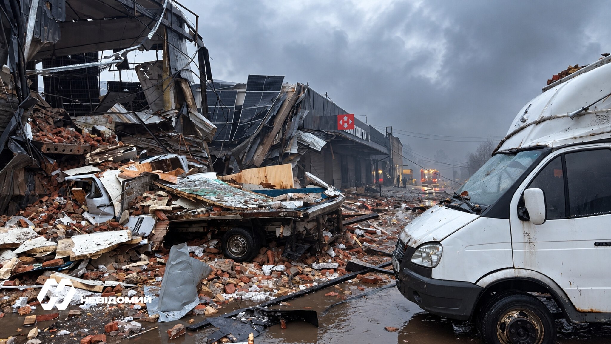 Attack on 'Nova Poshta': Shelling in Kyiv Destroyed Branch and Damaged Sorting Depot